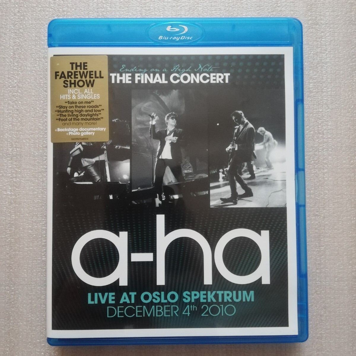 a-ha Blu-ray Ending on a High Note THE FINAL CONCERT 輸入盤 LIVE AT OSLO SPEKTRUM DECEMBER 4th 2010 国内再生可能 ブルーレイ拍卖