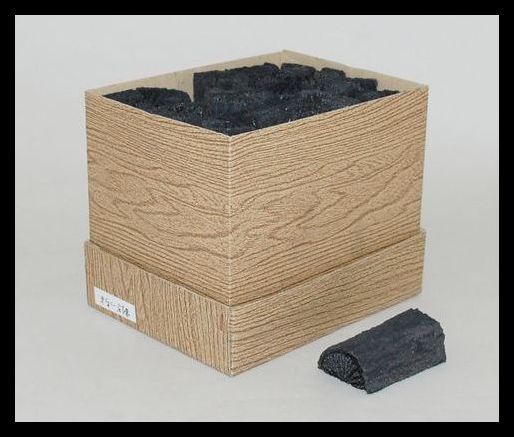 ▲楠廸庵▲炉用割ぎっちょ 炭 茶道具拍卖