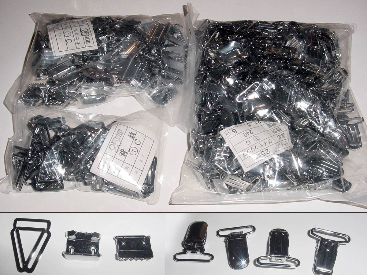 ■新品未使用■サスペンダー金具■25mm■60set■原価11400円■送料無料■拍卖
