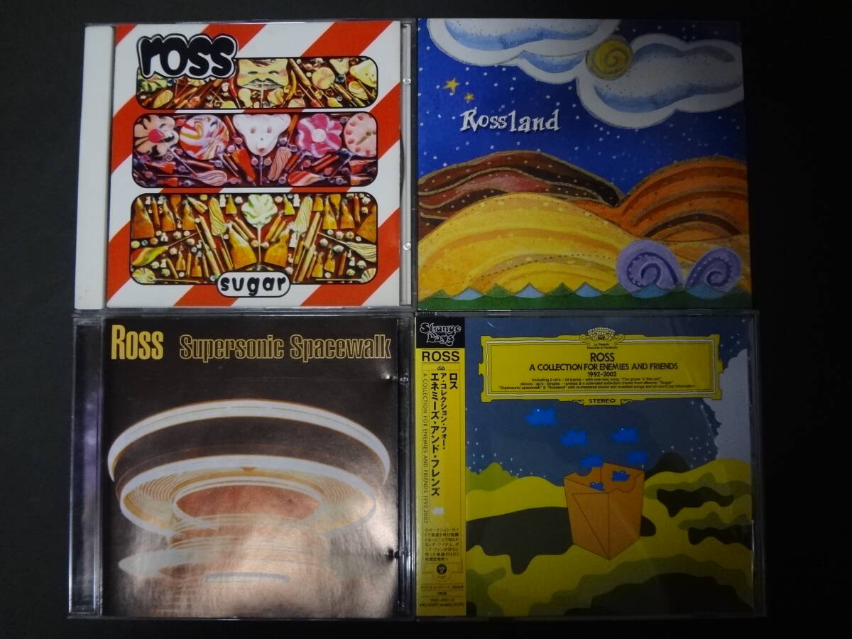 ROSS / sugar, supersonic spacewalk, rossland CD x4 パワーポップ ギターポップ rumor ken stringfellow posies protones happy losers拍卖