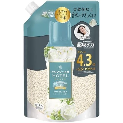サイズ: 詰め替え 1810mL_ホワイトティー レノア ハピネス アロマジュエル HOTEL 香り付けビーズ ホワイトティーの香り 詰め替え 1810mL [拍卖