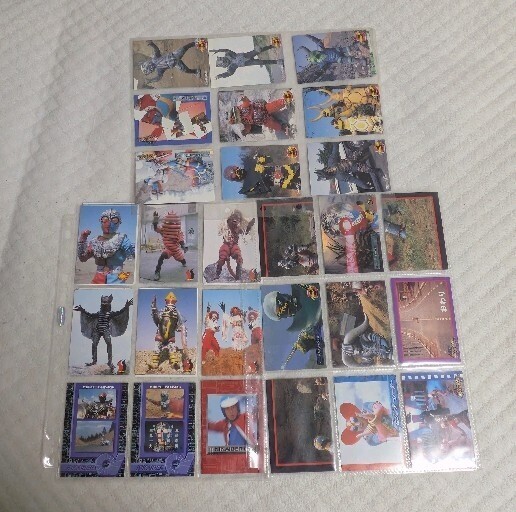 ◎アマダ・人造人間キカイダー&01 カード27枚セット◎キカイダー18枚、01(ゼロワン)9枚◎多分30年近く前拍卖