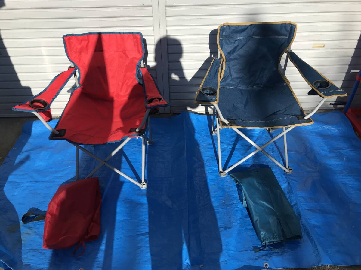 2420 DMC BRAND アーム付きアウトドアチェア 折り畳み椅子 セット まとめて イス アウトドア/キャンプ用品 レジャー 他拍卖