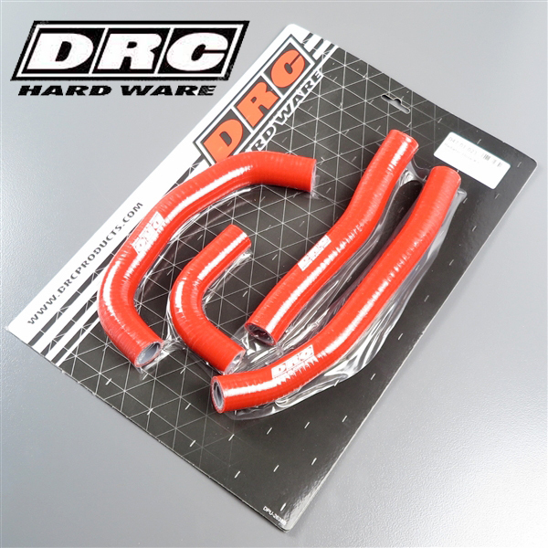 ◇CRF450R/'17-'20 DRC シリコン ラジエターホースキット レッド 展示品 (D47-01-023)拍卖