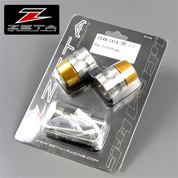 ◇YAMAHA FZ/MT/XSR/XJR ZETA ハンドルバーエンドプラグ ゴールド 展示品 (ZS48-1414)検索/フェザー/FAZER拍卖
