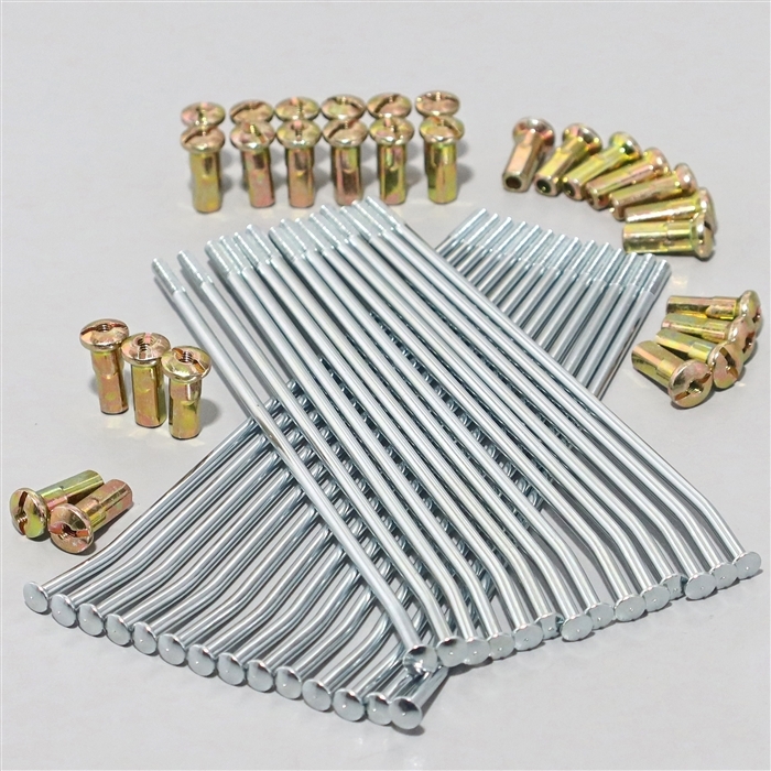 ◇展示品 YZ80/74-79年式 ダチ/DACHI スチール フロント スポーク/ニップルセット(G0768)拍卖