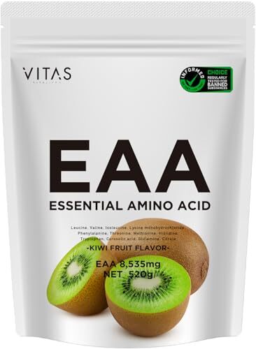 VITAS(バイタス)EAA キウイ風味 520g BCAA 必須アミノ酸9種類配合 ra拍卖