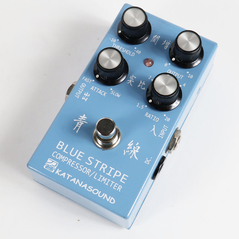 中古 KATANASOUND BLUE STRIPE 青線 コンプレッサー ギターエフェクター拍卖
