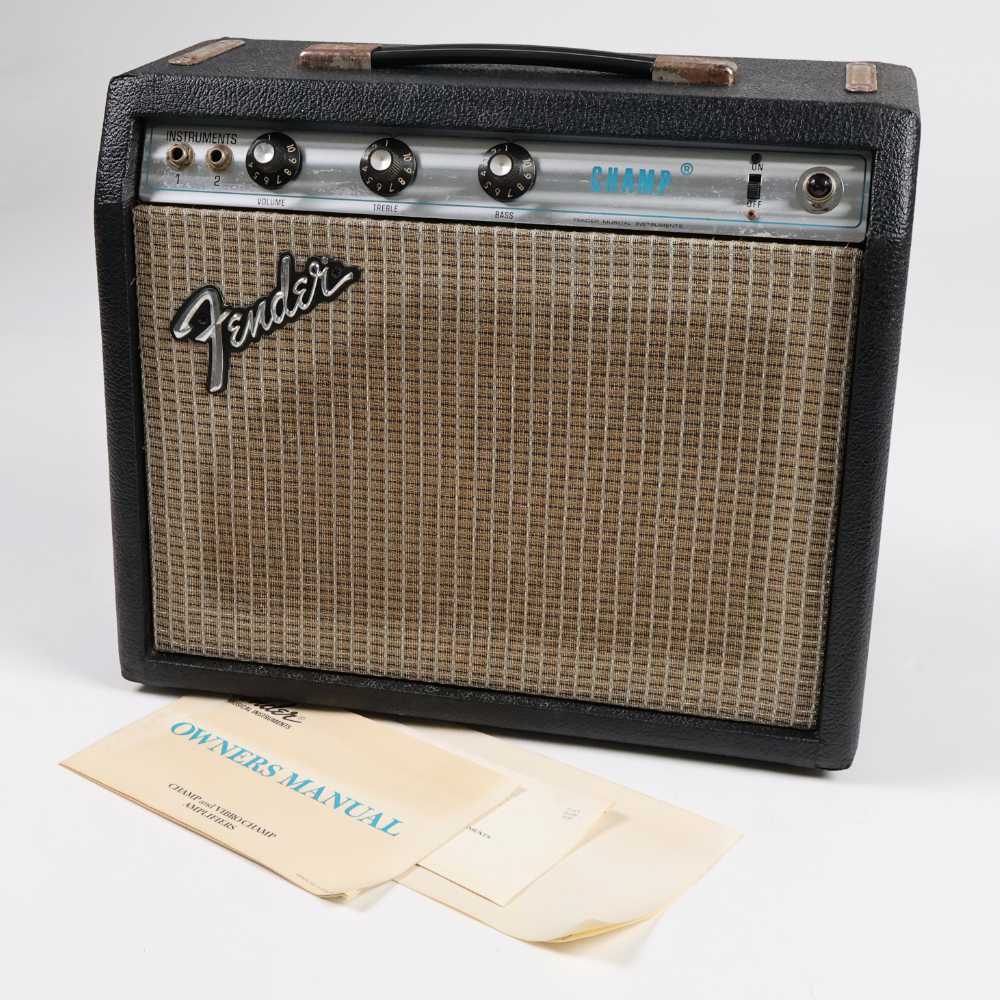 中古 ギターアンプ Fender Champ Siver Face 1977-1978年製 フェンダー 銀パネ チャンプ拍卖