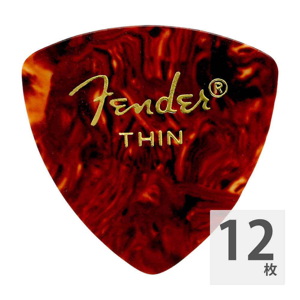 フェンダー ギターピック 12枚 セット Thin 346 Shape Picks Shell Fender拍卖