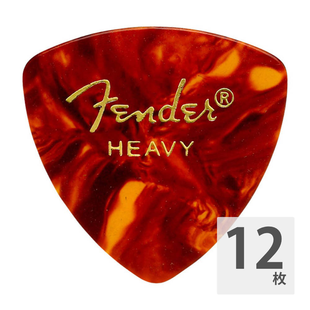 フェンダー ギターピック 12枚 セット ヘビー 346 Shape Shell Heavy Fender拍卖