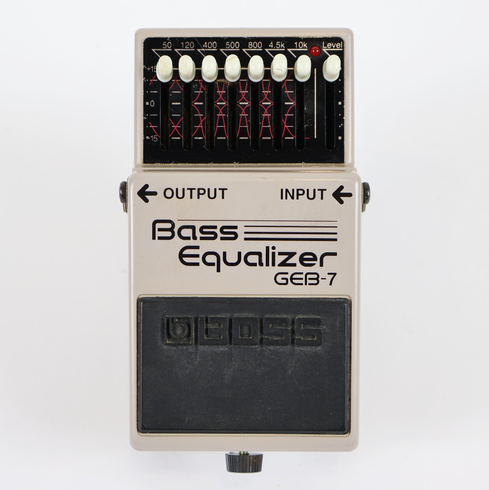 中古 イコライザー エフェクター BOSS GEB-7 Bass Equalizer ベースエフェクター拍卖
