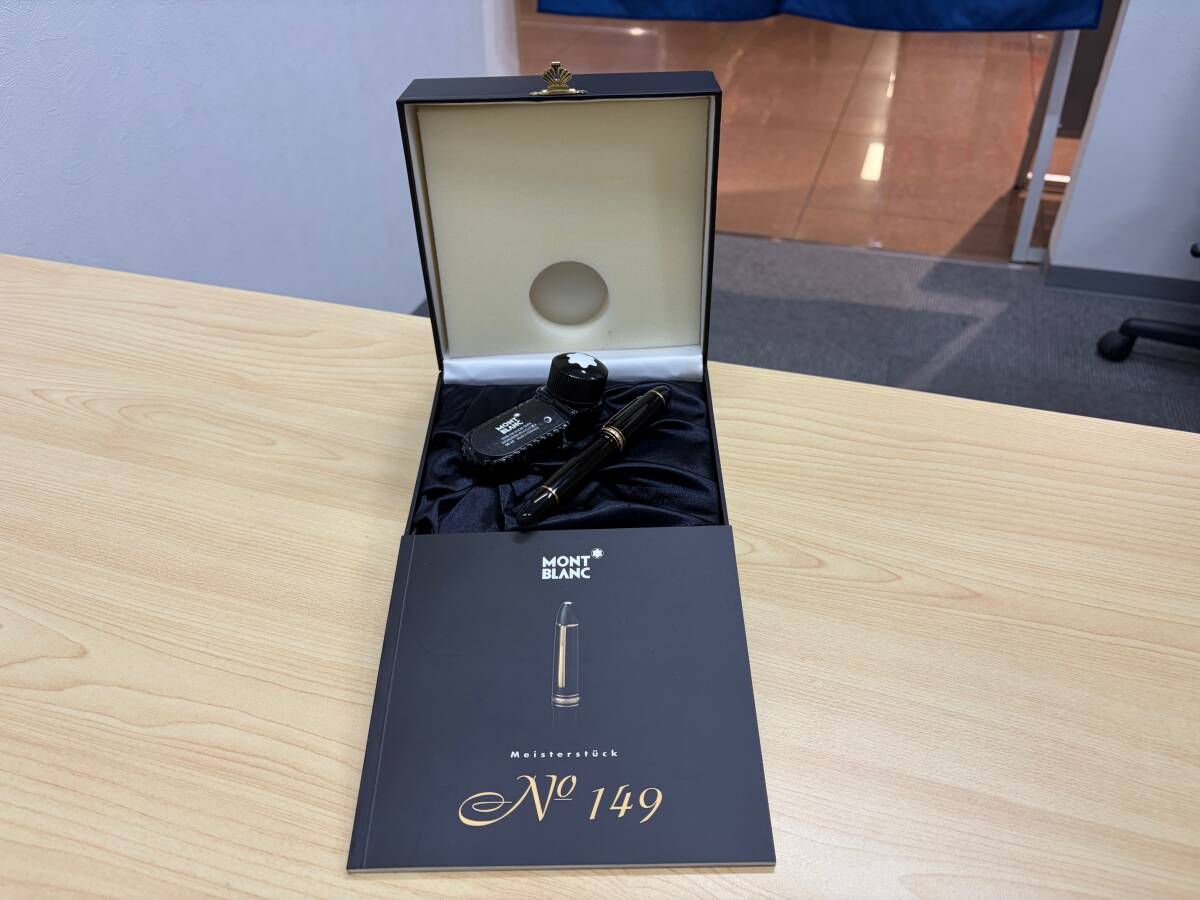2721 MONTBLANC モンブラン マイスターシュテュック No.149 M ペン先 18K 750 4810 万年筆 インク付拍卖