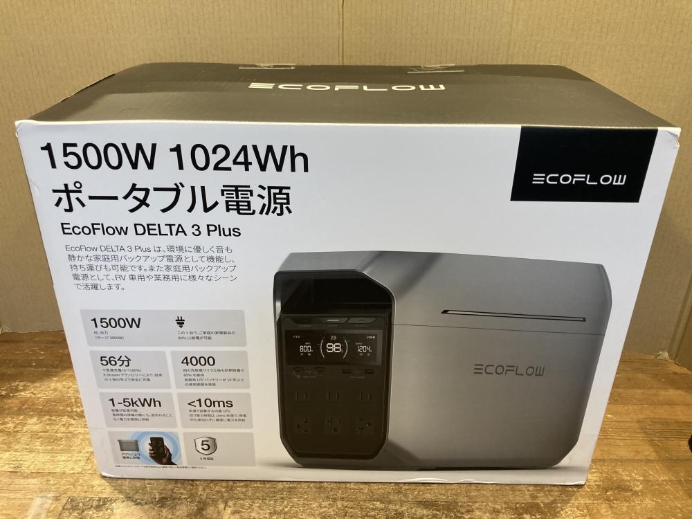 020♪未使用品・即決価格♪エコフロー ポータブル電源 DELTA3 デルタ3 EFDELTA3P-JP-CBox 保管品拍卖