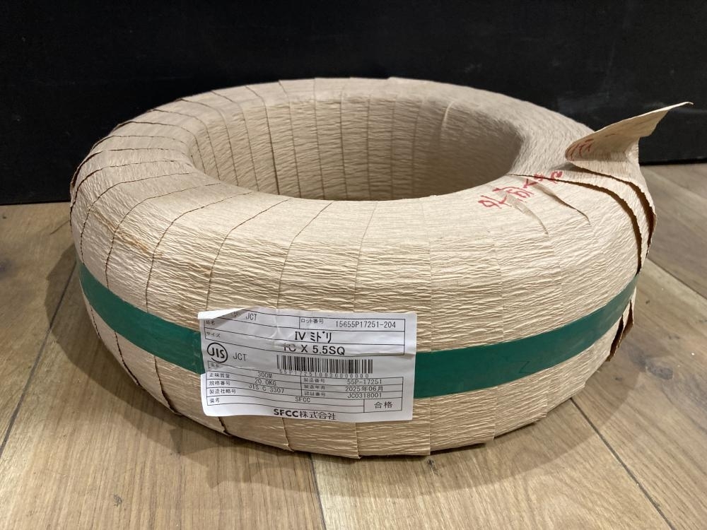 018★未使用品・即決価格★ IVケーブル 300m巻 5.5拍卖