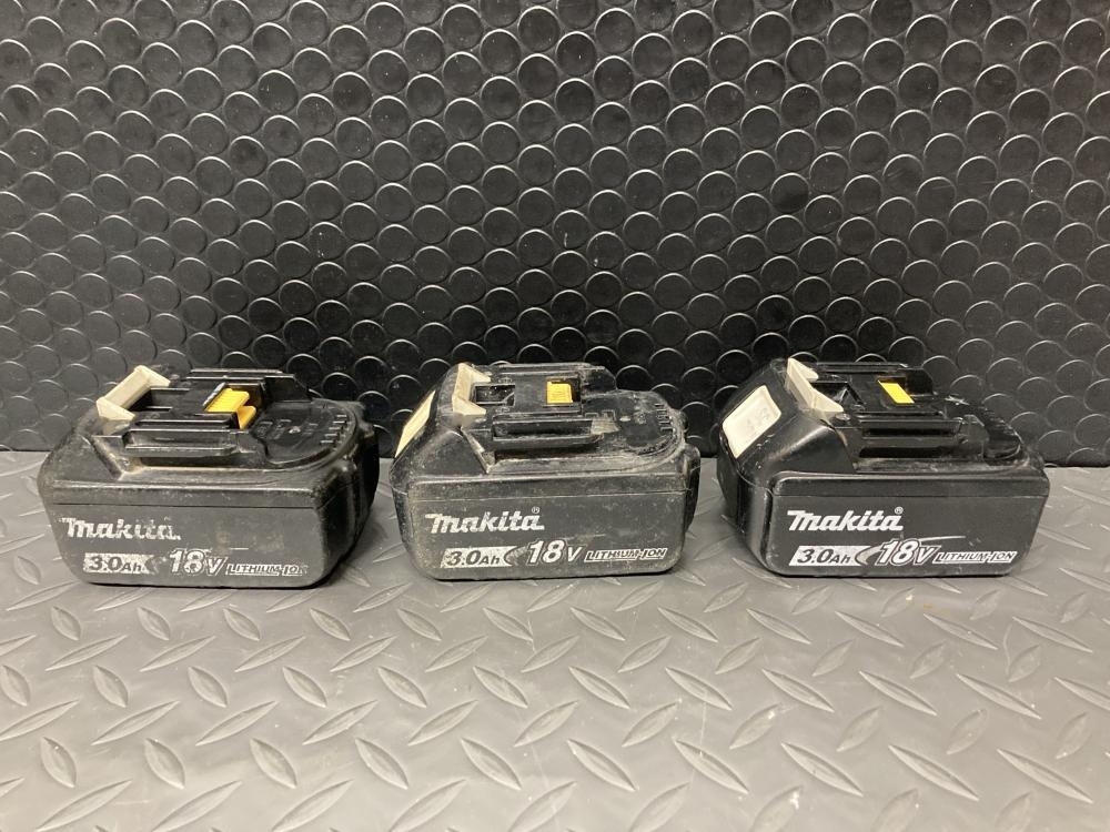 019■おすすめ品・1円出品■マキタ 18V3.0Ahバッテリ(純製品) 3個セット BL1830・BL1830B 全て使用可能拍卖