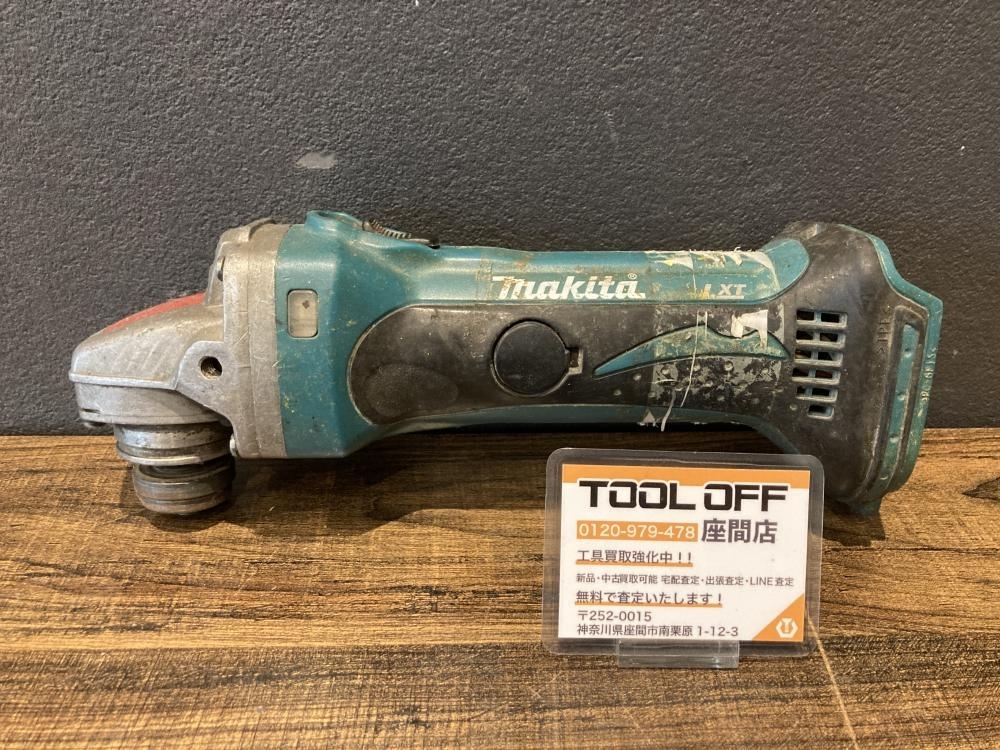 024▼ジャンク品▼マキタ 100mm18V充電式ディスクグラインダ GA402DZ 不動品/赤ランプ点灯拍卖