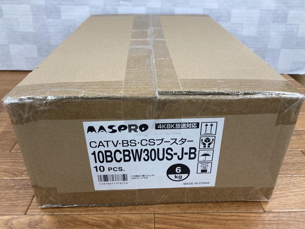 003☆未開封品・即決価格☆マスプロ CATV・BS・CSブースター 10個 10BCBW30US-J-B拍卖
