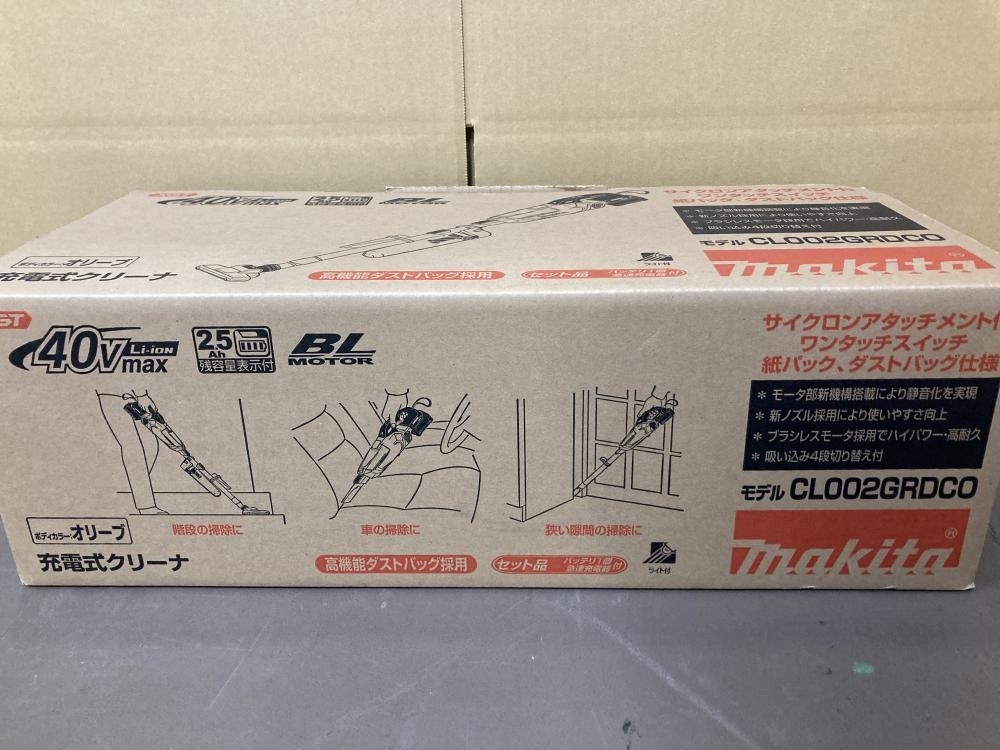 007◇未使用品・即決価格◇マキタ 40Vmax充電式クリーナ CL002GRDCO拍卖