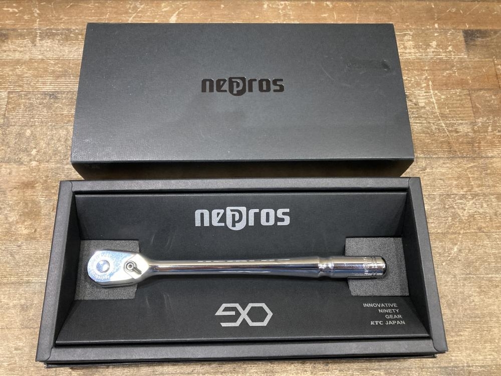 020♪未使用品・即決価格♪ネプロス 1/4 ロングラチェットハンドル NBR290L 保管品拍卖