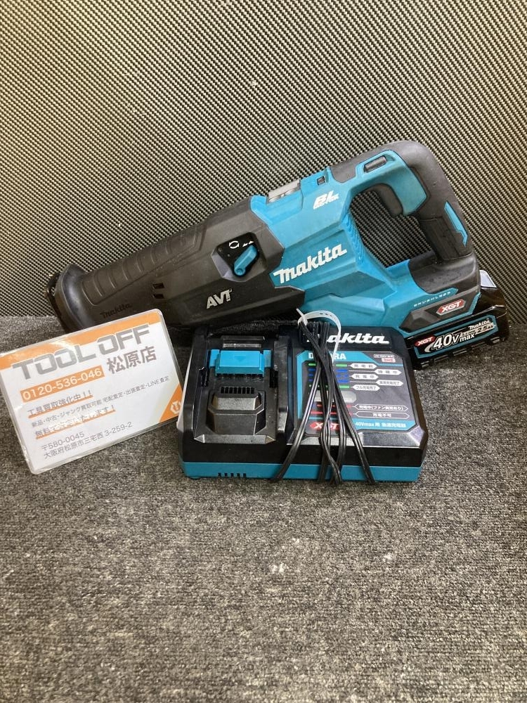 013♪おすすめ品♪マキタ makita 充電式レシプロソー+40V2.5Ahバッテリー+充電器 JR002G+BL4025+DC40RA 充電回数62回拍卖