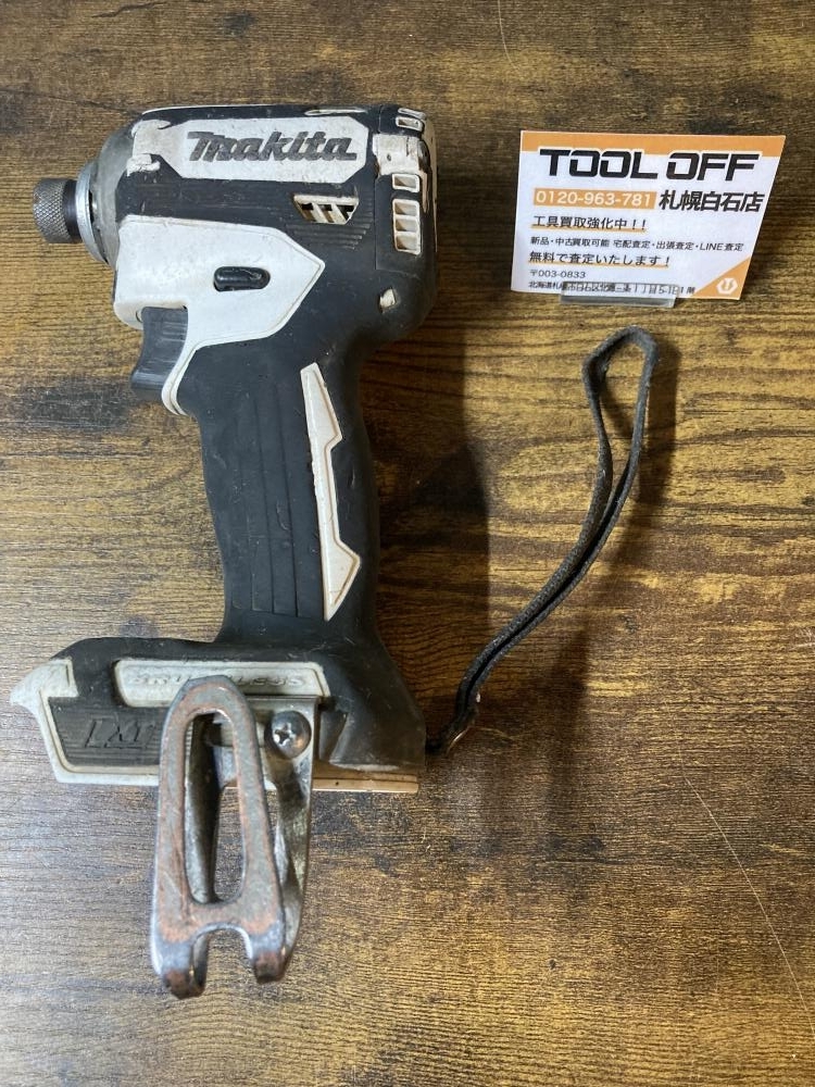 025♪ジャンク品♪マキタ makita 充電式インパクトドライバ TD171D 異音大 ライト× 手元モード切替スイッチ×拍卖