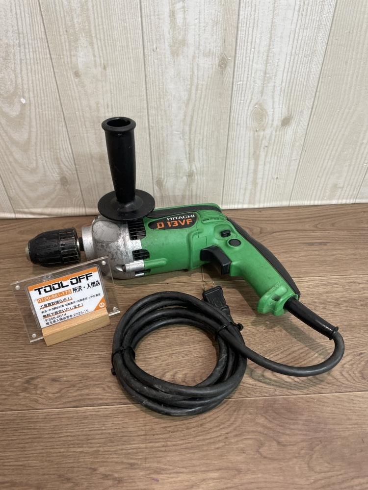 009▼おすすめ品▼日立工機 13㎜変速ドリル D13VF 通電OK拍卖
