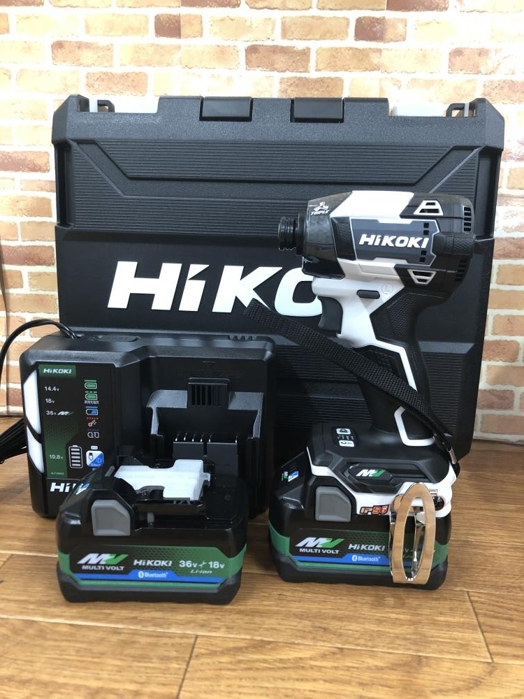 003☆未使用品☆HiKOKI コードレスインパクトドライバ WH36DD 2HXSZ(FW)拍卖