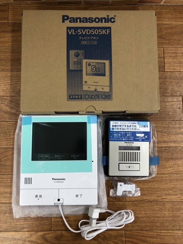 003☆未使用品☆Panasonic テレビドアホン VL-SVD505KF拍卖