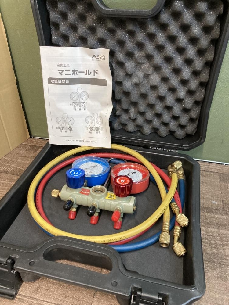 020♪ジャンク品・即決価格♪アサダ ゲージマニホールド 動作未確認拍卖