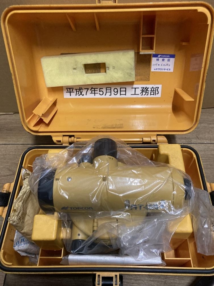 020♪ジャンク品・即決価格♪トプコン オートレベル AT-G5 未校正拍卖