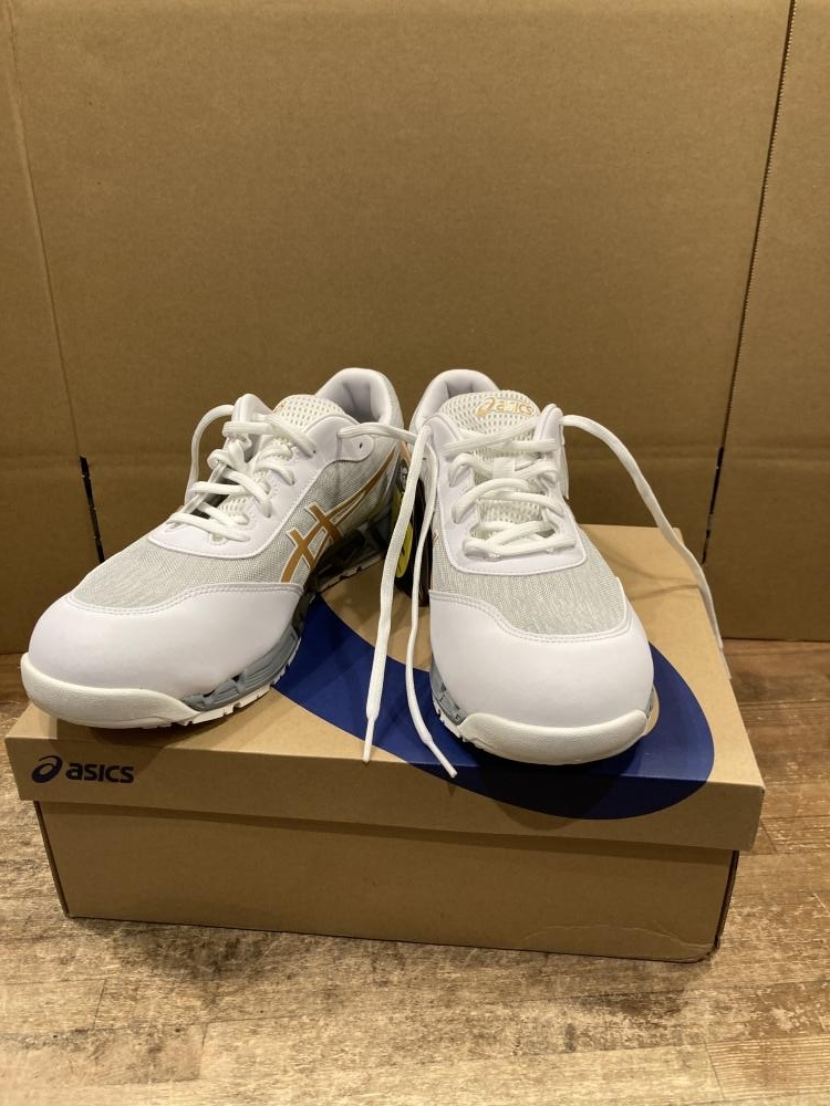 020♪未使用品・即決価格♪アシックス 安全靴 WINJOB CP212 AC 28㎝ 靴裏汚れ有拍卖