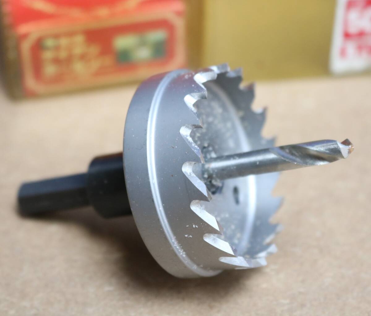 アイアン ホールソー 鉄工用 50mm 中古品 SHINTO HSS made in japan拍卖