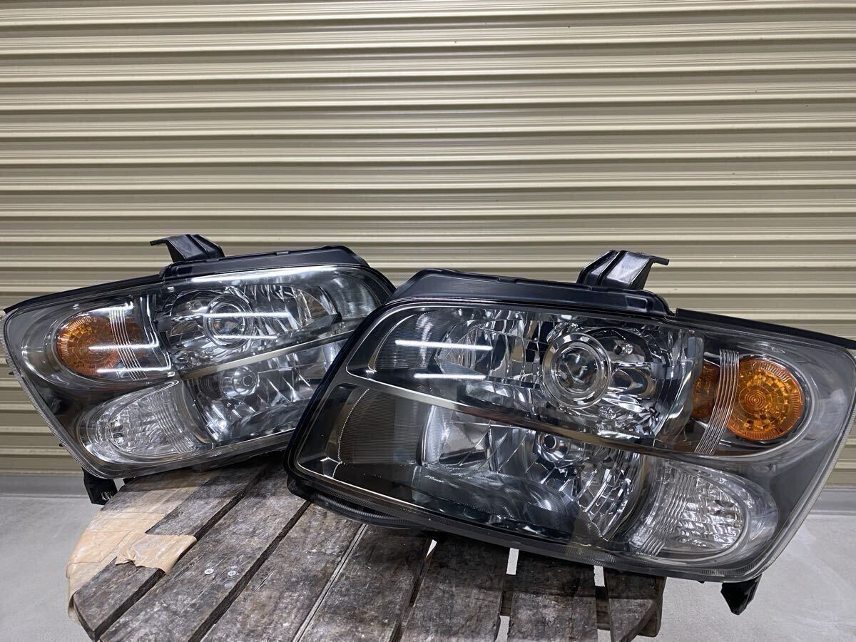 レンズリペア品 ステージア 後期 ハイビームLEDバルブ付左右 HID ヘッドライト インナーブラック系 M35 NM35 KOITO100-63871 刻印F 拍卖