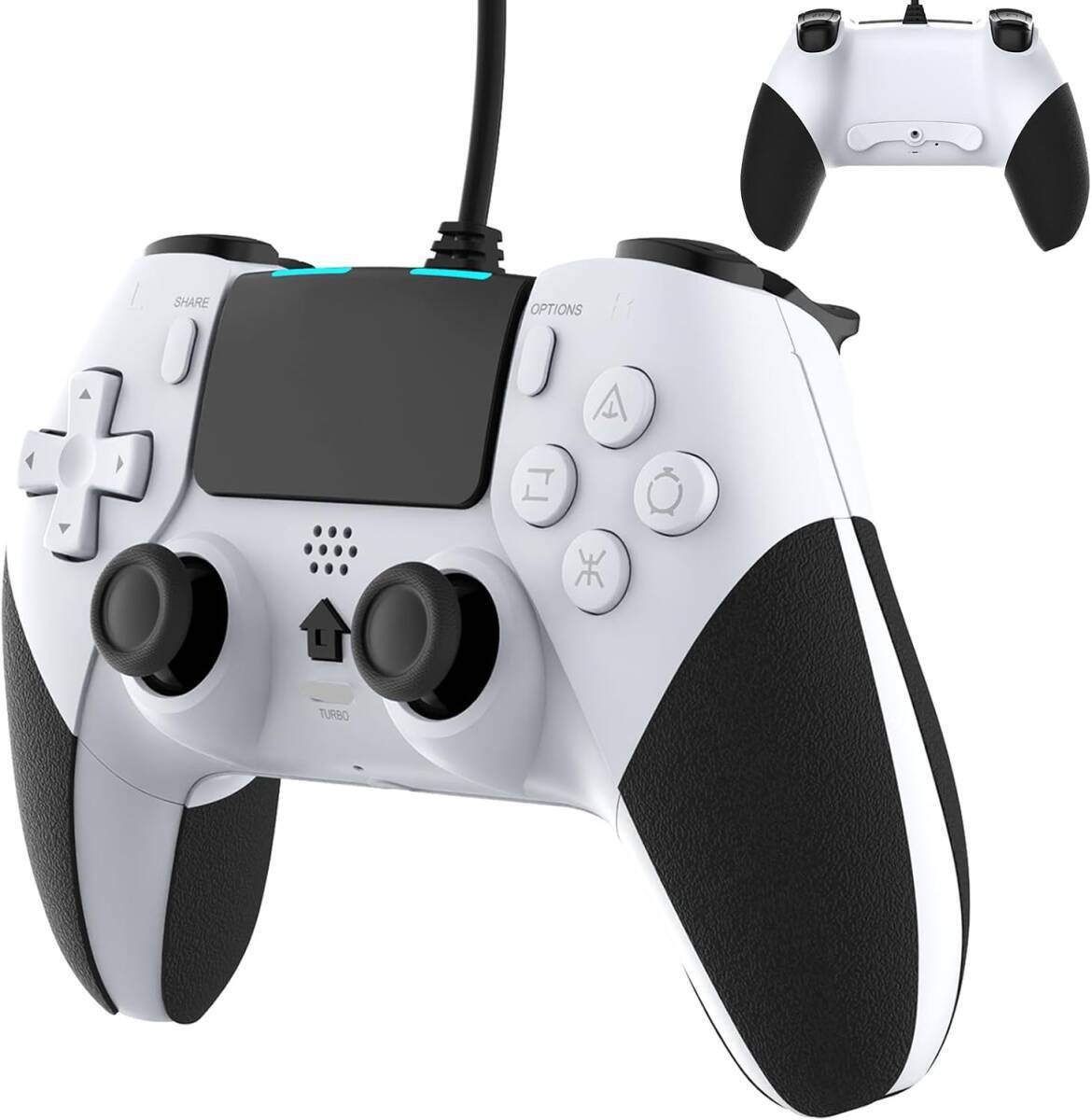 PS4 コントローラー 有線 背面ボタン付き TURBO連射機能 PC/PS3/PS4対応拍卖