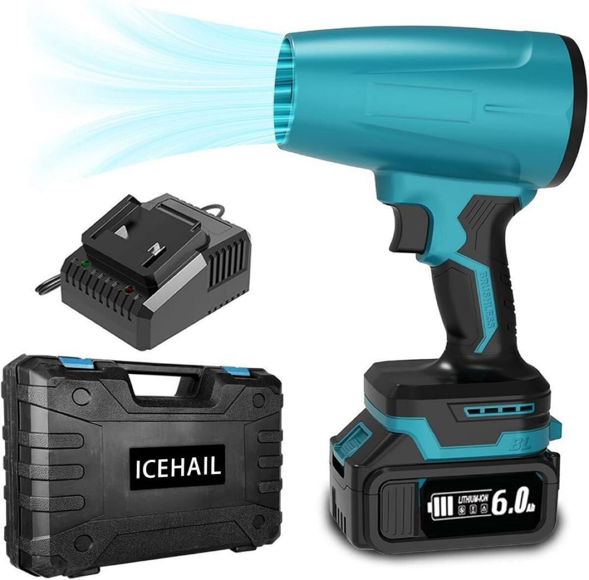 ブロワー 洗車 1980g超強推力 243MPH大風速ドローン用モーター採用拍卖