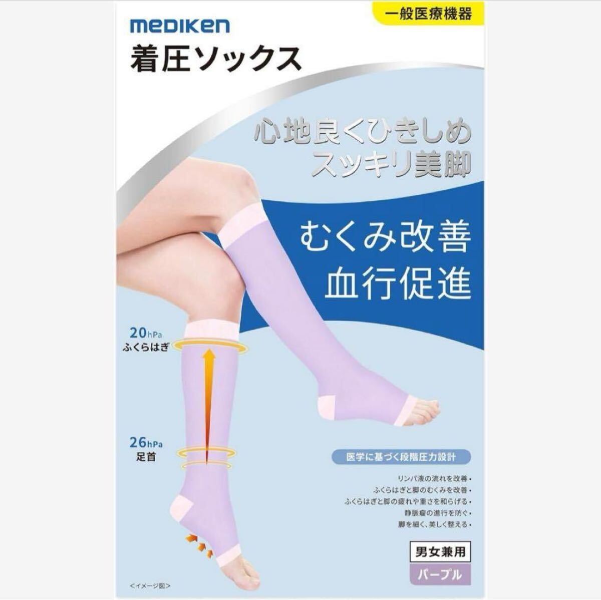 メディケン MEDIKEN 着圧ソックス 一般医療機器 毎日履ける 男女兼用拍卖