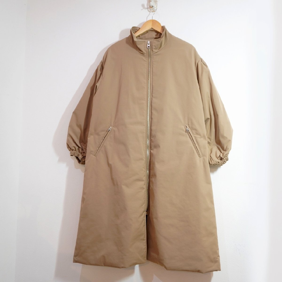 Spick&Span (38) 中綿ボリュームスリーブロングコート スタンドカラー 21020200710040 スピックアンドスパン J11-4拍卖