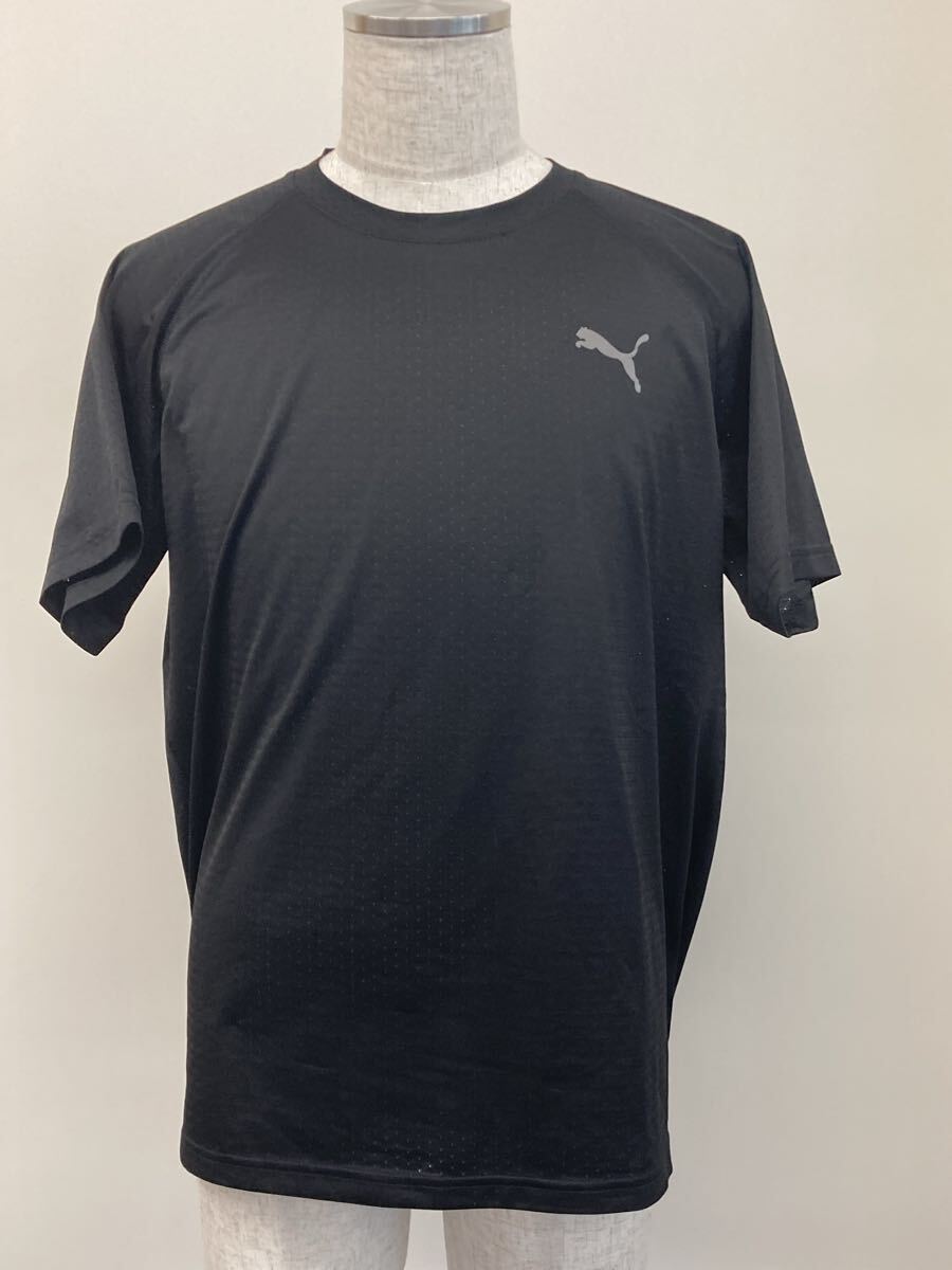 PUMA DRYCELL搭載 トレーニングTシャツ メンズ ブラックカラー LL ゆったりサイズ  プーマ  快適 GA4-20拍卖