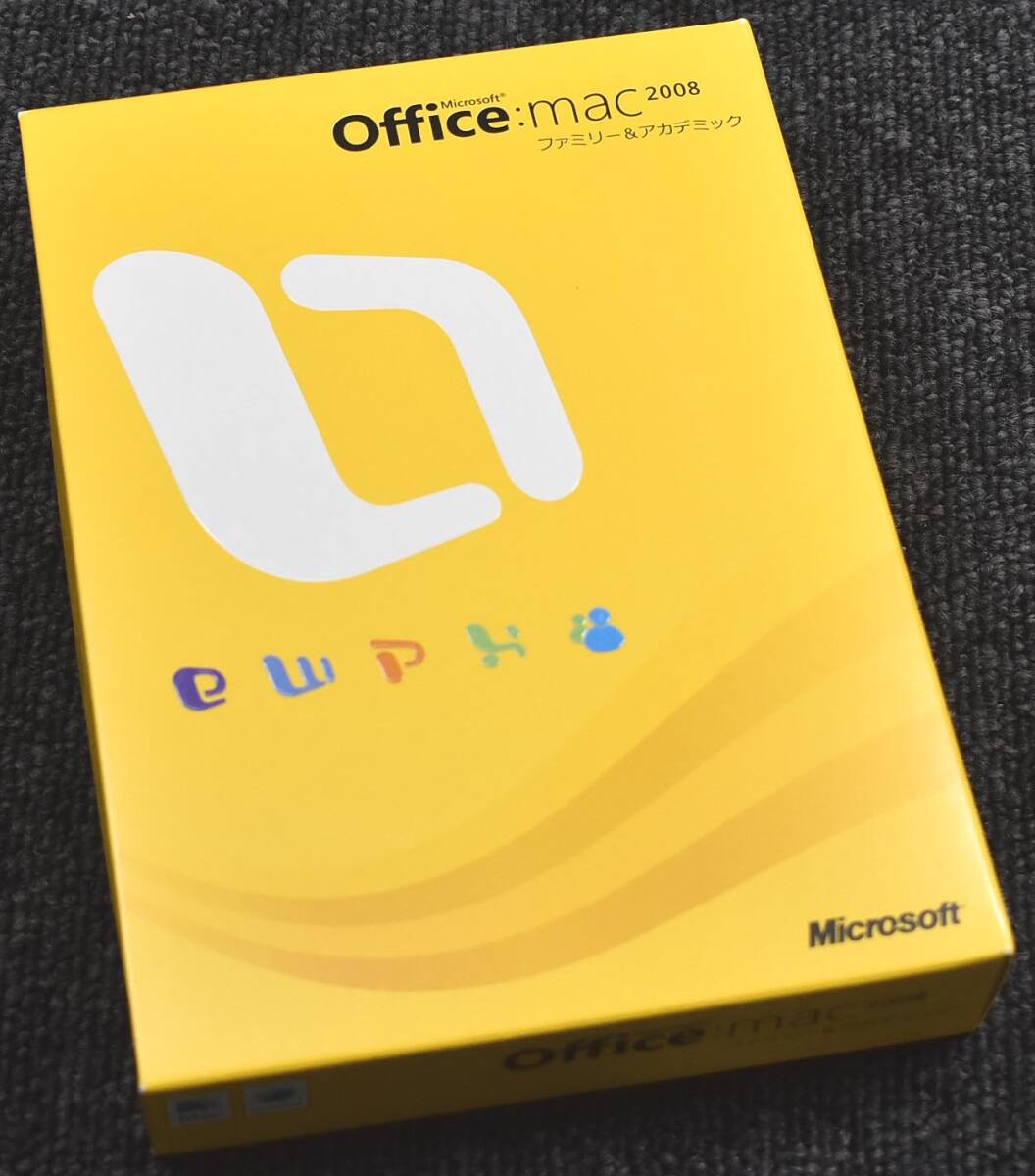Microsoft Office 2008 for Mac ファミリー&アカデミック版 OFFICE MAC FAMILY ACADEMIC 2008 (管:SS11拍卖