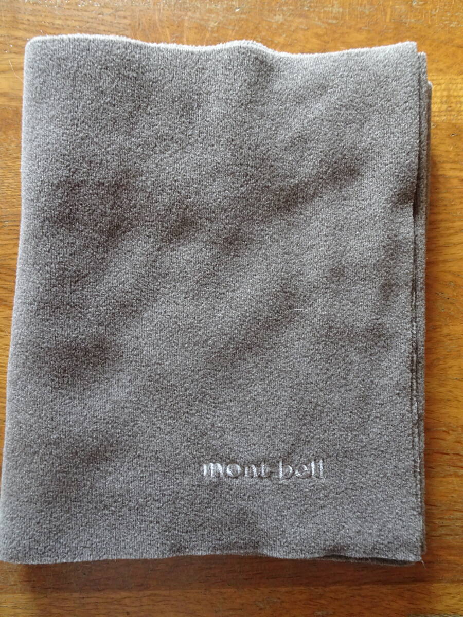mont-bell モンベル シャミースマフラー 未使用品 ブラウン 拍卖