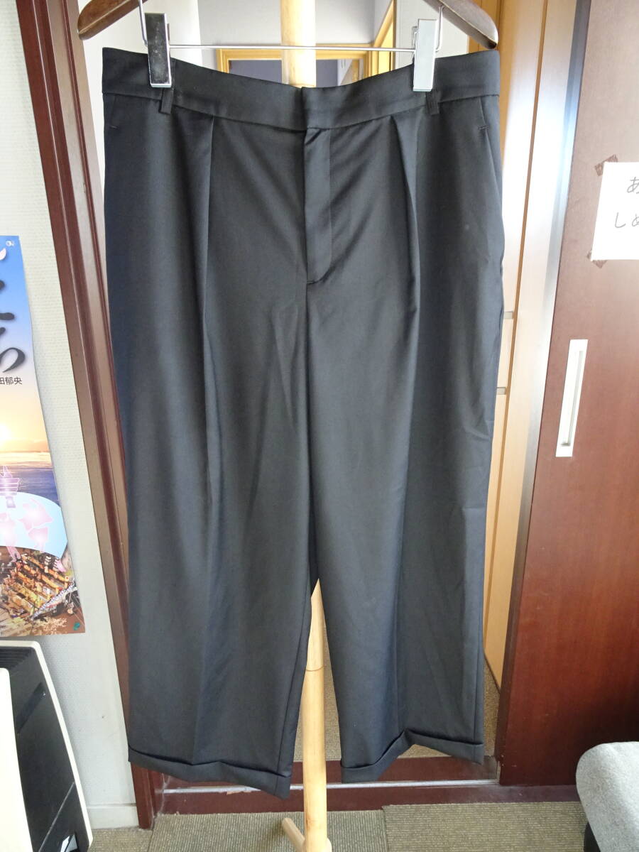23区 パンツ 大きいサイズ46 ブラック セットアップ可能拍卖
