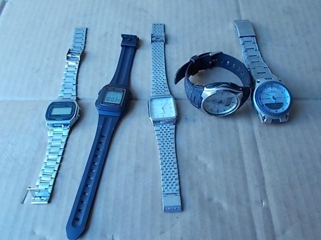 カシオ A164W F-201WA MQ-337 WVA-430J 5本です チープカシオ 拍卖