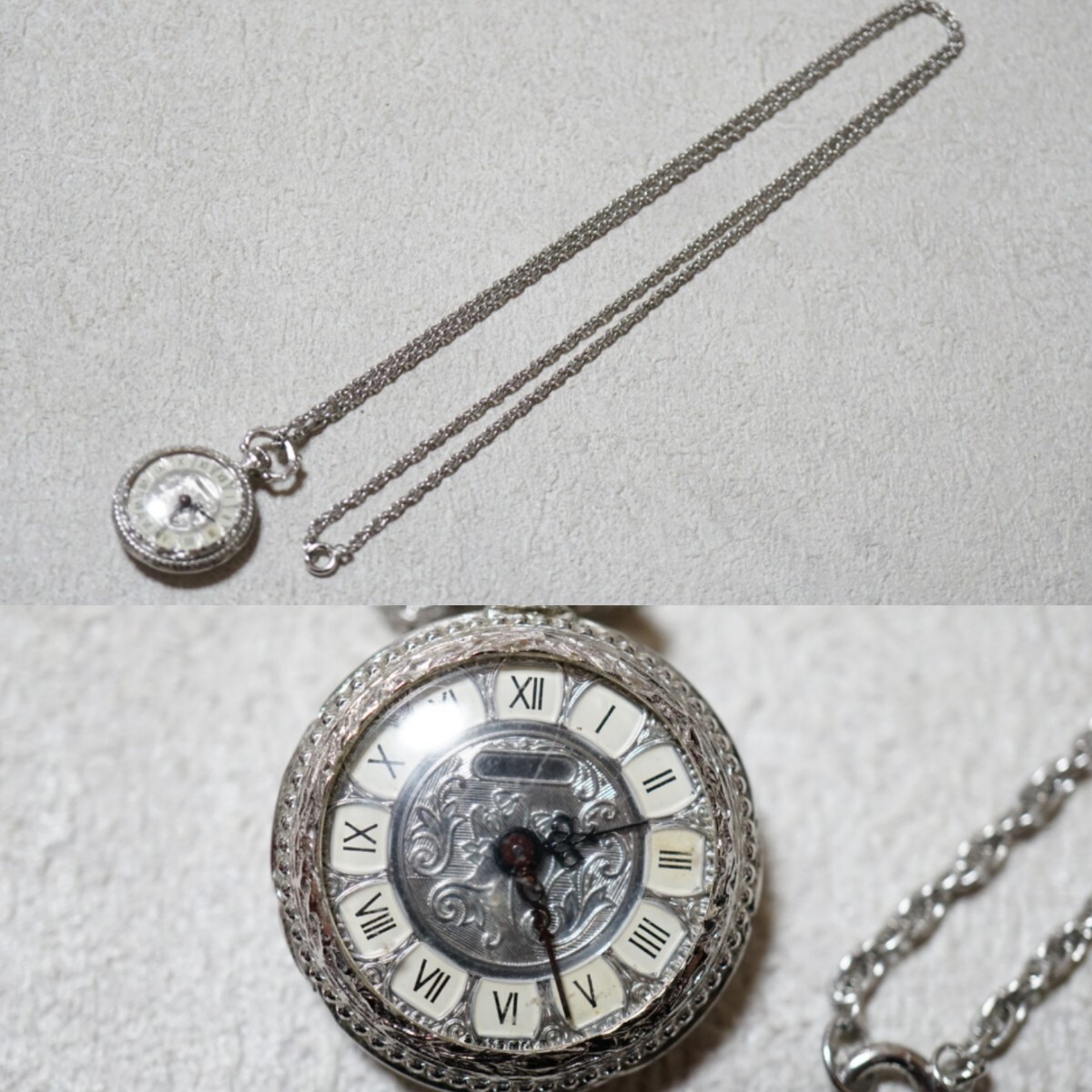 F2019 稼動品 chandler/チャンドラー SWISS 手巻き 懐中時計 ペンダントウォッチ アクセサリー ヴィンテージ スイス ブランド拍卖