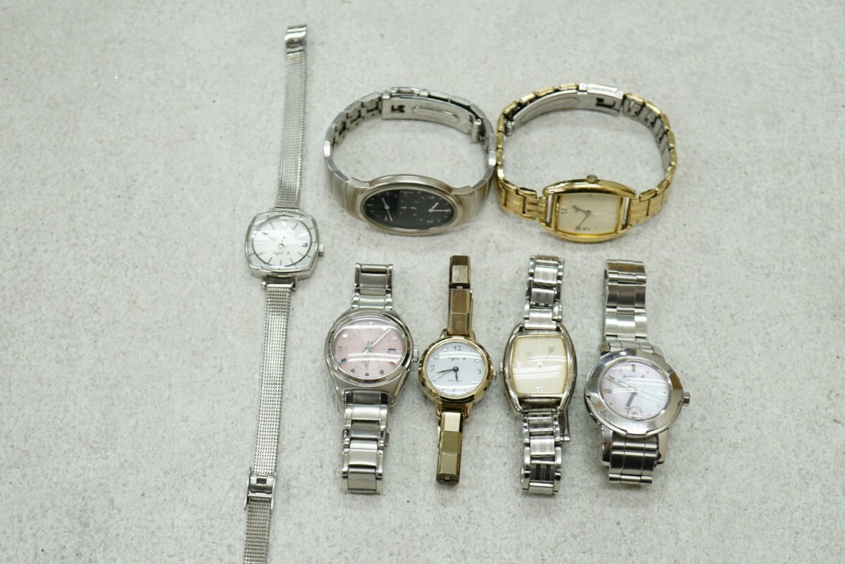 F414 agnes b./アニエスベー ブランド 腕時計 7点セット クォーツ アクセサリー 大量 まとめて おまとめ まとめ売り 不動品拍卖