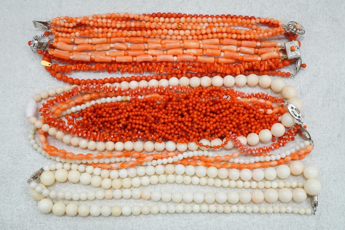 D961 ルース 本珊瑚 赤珊瑚 1265ct 253g コーラル サンゴ 外し石 裸石 大量 セット まとめて おまとめ まとめ売り アクセサリーなどに拍卖