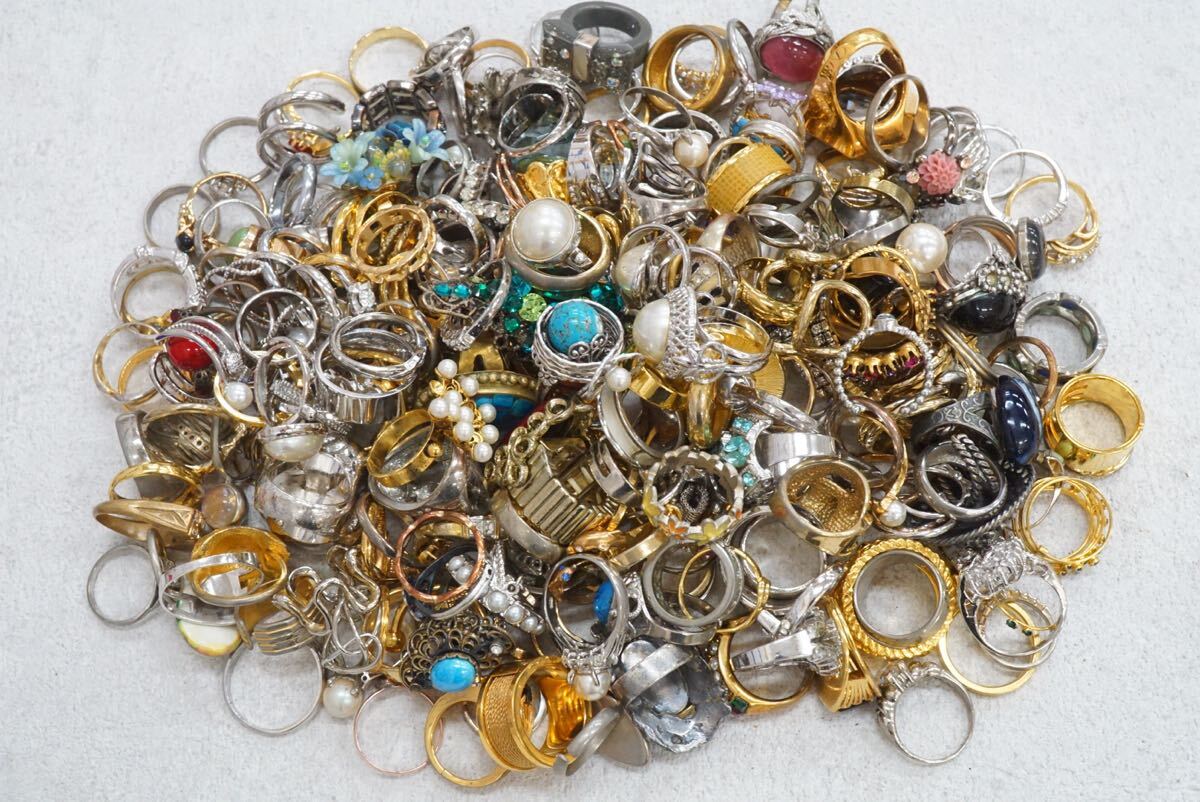 D1006 ヴィンテージ リング 指輪 ジャンク品 1063g アクセサリー アンティーク 大量 まとめて おまとめ まとめ売り セット 色石拍卖