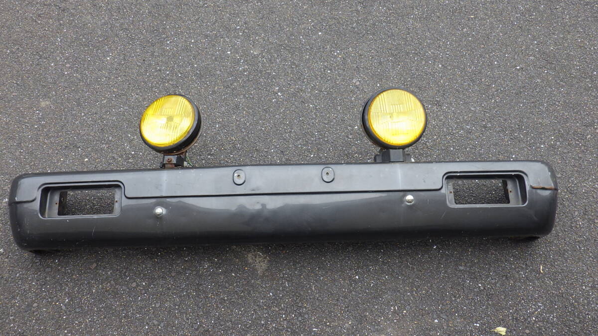 ジムニー 4型 JA11 フロントバンパー フォグランプ品番:35500-8200 再塗装品 管M1030-33拍卖