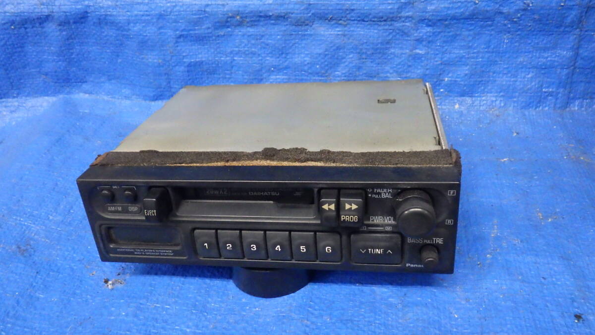 H3年 V-S82V-ZFHA アトレー ハイゼット 純正 カセット デッキ ラジカセ 86100-87509 S82P S83V S83P 動作品 管M1101-109 管M1101-109拍卖