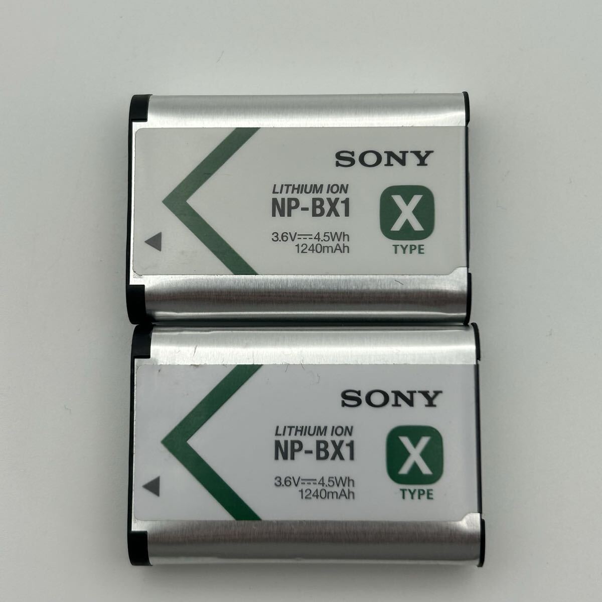 B/残量十分!2個セット【動作確認済】送料無料 匿名配送 返金保証 中古 ソニー sony 純正 NP-BX1 満充電後計測拍卖